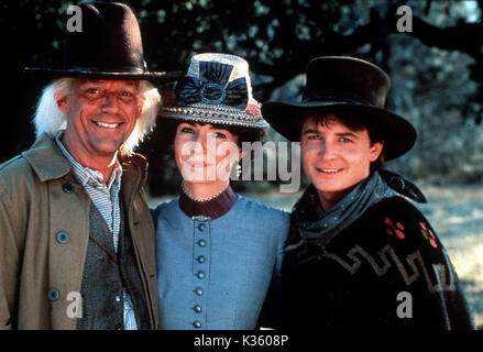 Ritorno al futuro PARTE III CHRISTOPHER LLOYD, Mary Steenburgen, Michael J FOX data: 1990 Foto Stock