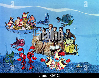 BEDKNOBS E BROOMSTICKS DAVID TOMLINSON, ANGELA LANSBURY data: 1971 Foto Stock