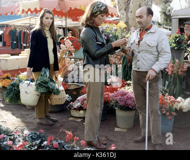 LES BICHES JACQUELINE SASSARD E STEPHANE AUDRAN MARKET LES FILMS DE LA BOETIE LES BICHES JACQUELINE SASSARD, STEPHANE AUDRAN data: 1968 Foto Stock