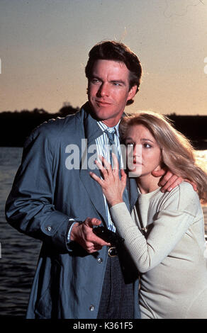 La grande facilità di Dennis Quaid, Ellen Barkin data: 1987 Foto Stock