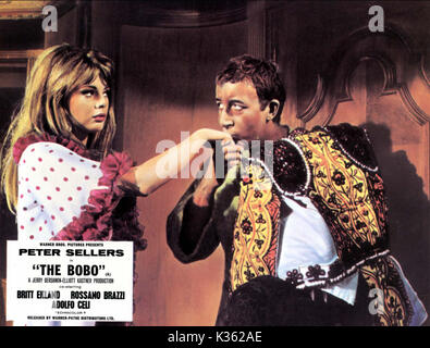Il BOBO BRITT EKLAND, Peter Sellers data: 1967 Foto Stock