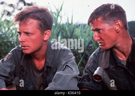 Vittime di Guerra MICHAEL J FOX, SEAN PENN data: 1989 Foto Stock