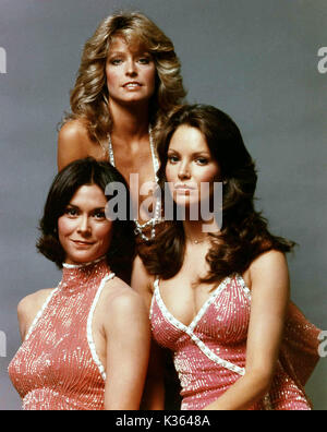 CHARLIE'S ANGELS [US serie TV 1976 - 1981] Kate Jackson, Farrah Fawcett, JACLYN SMITH CHARLIE'S ANGELS Foto Stock