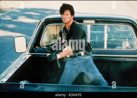 COBRA Sylvester Stallone data: 1986 Foto Stock