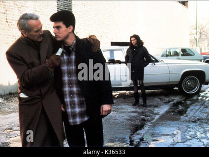 Il colore dei soldi Paul Newman, Tom Cruise, Mary Elizabeth Mastrantonio data: 1986 Foto Stock