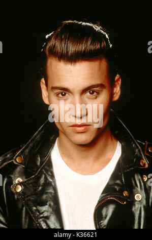 CRY BABY JOHNNY DEPP FILM RELEASE BY UNIVERSAL PICTURES CRY BABY JOHNNY DEPP FILM RELEASE BY UNIVERSAL PICTURES data: 1990 Foto Stock