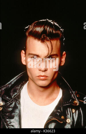 CRY BABY JOHNNY DEPP FILM RELEASE BY UNIVERSAL PICTURES CRY BABY JOHNNY DEPP FILM RELEASE BY UNIVERSAL PICTURES data: 1990 Foto Stock