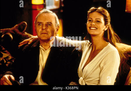 THE EDGE ANTHONY HOPKINS, ELLE MACPHERSON THE EDGE ANTHONY HOPKINS, ELLE MACPHERSON data: 1997 Foto Stock