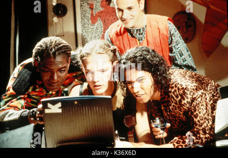 Gli hacker LAURENCE MASON, MATTHEW LILLARD, Jonny Lee Miller , RENOLY SANTIAGO data: 1995 Foto Stock