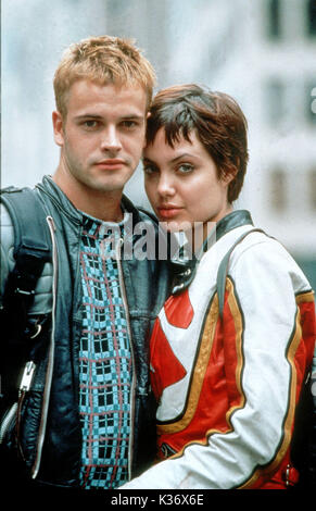 Gli hacker Jonny Lee Miller, ANGELINA JOLIE data: 1995 Foto Stock