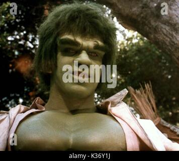 THE INCREDIBLE HULK Lou Ferrigno come Hulk THE INCREDIBLE HULK Foto Stock