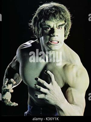 THE INCREDIBLE HULK Lou Ferrigno come Hulk THE INCREDIBLE HULK Foto Stock