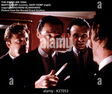 I KRAYS MARTIN KEMP, GARY KEMP data: 1990 Foto Stock