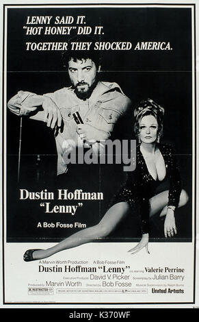 LENNY Dustin Hoffman data: 1974 Foto Stock