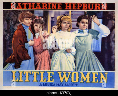 Piccole Donne Katharine Hepburn, JEAN PARKER, Joan Bennett E FRANCES DEE UN RKO PICTURE data: 1934 Foto Stock