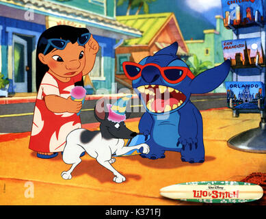 LILO & STITCH COPYRIGHT WALT DISNEY CORP data: 2002 Foto Stock