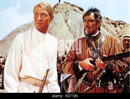 LAWRENCE D'ARABIA PIETRO OTOOLE, Anthony Quinn data: 1962 Foto Stock