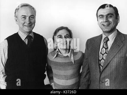 JAMES IVORY RUTH PRAWER JHABVALA E Ismail Merchant (produttore) CIRCA 1980 Foto Stock