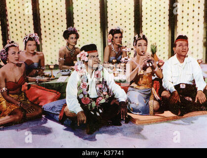 Strada per BALI Bob Hope, Dorothy Lamour, Bing Crosby data: 1952 Foto Stock