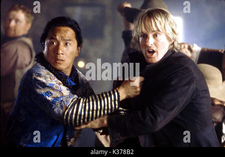 SHANGHAI MEZZOGIORNO TOUCHSTONE IMMAGINI JACKIE CHAN, OWEN WILSON SHANGHAI MEZZOGIORNO TOUCHSTONE IMMAGINI JACKIE CHAN, OWEN WILSON data: 2000 Foto Stock