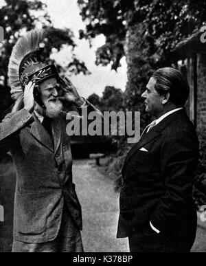 GEORGE Bernard Shaw e GABRIEL PASCAL TA091946 Foto Stock