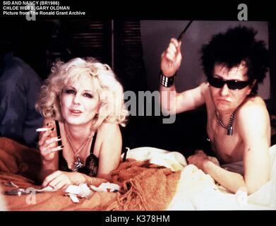 SID E NANCY CHLOE WEBB, Gary Oldman data: 1986 Foto Stock