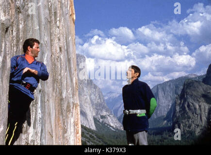 Star Trek V: Il Final Frontier William Shatner .... Il capitano James T. Kirk Leonard Nimoy .... Il capitano Spock data: 1989 Foto Stock