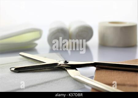 Un'immagine di materiale avvolto Foto Stock