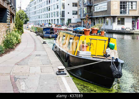 Regent's Canal, Islington, London, Regno Unito Foto Stock