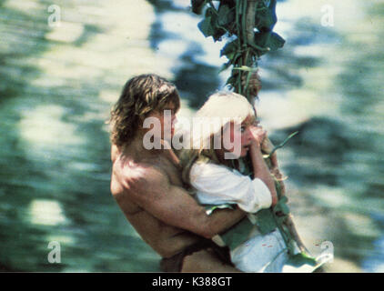 TARZAN L'Ape Man [US 1981] MIGLIA O'Keefe e BO DEREK UN MGM PICTURE data: 1981 Foto Stock