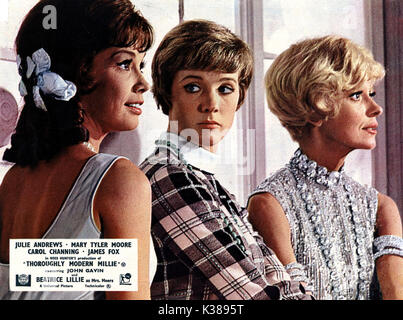 Fondo moderno MILLIE MARY Tyler Moore, Julie Andrews, CAROL CHANNING data: 1967 Foto Stock