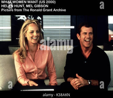 Che cosa vogliono le donne HELEN HUNT, Mel Gibson data: 2000 Foto Stock