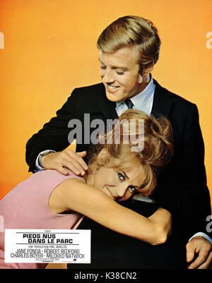 A PIEDI NUDI NEL PARCO Robert Redford e Jane Fonda data: 1967 Foto Stock