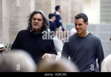 THE Bourne Supremacy Universal Pictures Paul Greengrass, direttore con Matt Damon data: 2004 Foto Stock