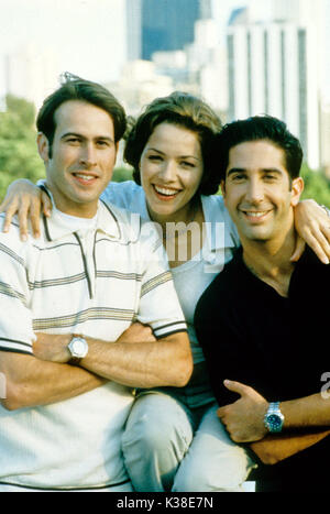 Baciare un pazzo Jason Lee, MILI AVITAL e David Schwimmer data: 1998 Foto Stock