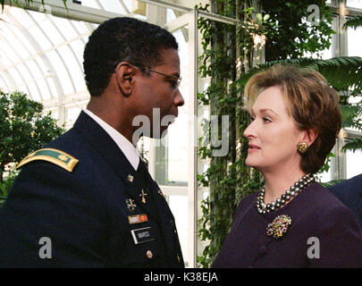 Il candidato MANCHURIAN Denzel Washington, Meryl Streep data: 2004 Foto Stock