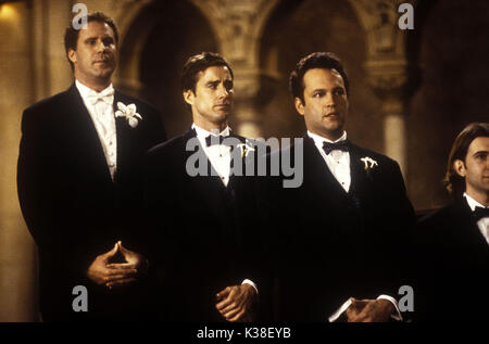 Vecchia scuola di Will Ferrell, Luke Wilson, Vince Vaughn e ? Oggetto: matrimoni, sposo, il miglior uomo / UOMINI, TUXEDO data: 2003 Foto Stock