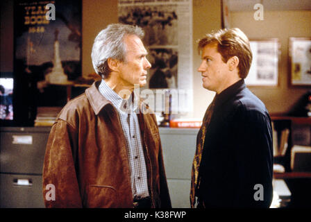 TRUE CRIME Clint Eastwood e DENNIS LEARY data: 1999 Foto Stock