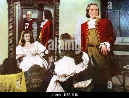 LORNA DOONE RICHARD GREENE, BARBARA HALE, ONSLOW STEVENS data: 1951 Foto Stock