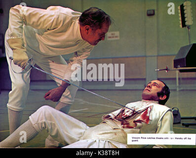 Teatro di sangue teatro di aka di sangue Vincent Price, IAN HENDRY TEATRO DI SANGUE [BR 1973] Vincent Price, IAN HENDRY data: 1973 Foto Stock