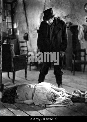 OLIVER TWIST ROBERT NEWTON come Bill Sikes data: 1948 Foto Stock