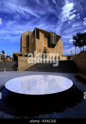 La Cattedrale di Nostra Signora del Angeles nel centro di Los Angeles, CA Foto Stock