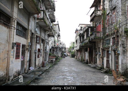 Chikan città vecchia e vintage strada in vista del Kaiping Foto Stock