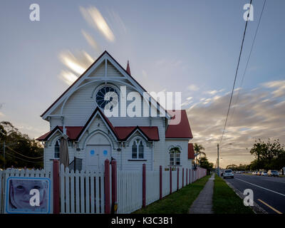 Il vecchio e storico Sandgate chiesa battista nel tardo pomeriggio Foto Stock
