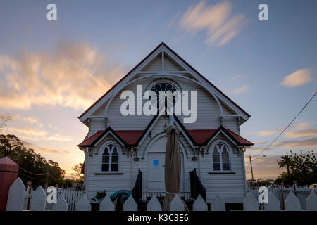 Il vecchio e storico Sandgate chiesa battista nel tardo pomeriggio Foto Stock