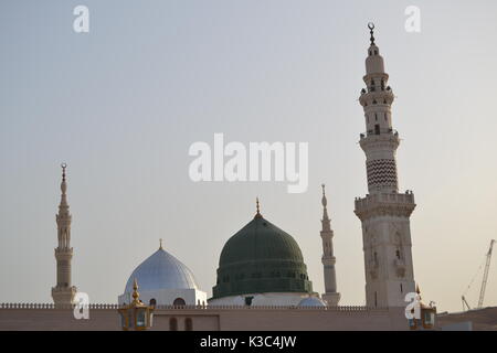 Medinah , Masjid Nabawi un ,l'ARABIA SAUDITA Foto Stock