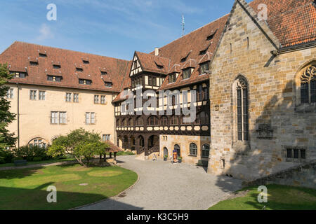 Innenhof, Burg Veste Coburg in Coburg, Oberfranken, Bayern, Deutschland | courtyard, Veste Coburg, o fortezza di Coburg, Coburg, Alta Franconia, BAV Foto Stock