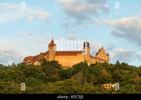 Burg Veste Coburg in Coburg, Oberfranken, Bayern, Deutschland | Veste Coburg, o fortezza di Coburg, Coburg , Alta Franconia, Baviera, Germania Foto Stock