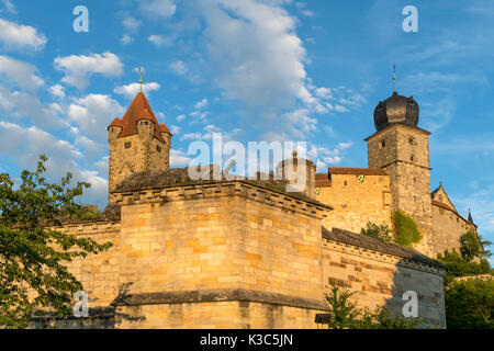 Burg Veste Coburg in Coburg, Oberfranken, Bayern, Deutschland | Veste Coburg, o fortezza di Coburg, Coburg , Alta Franconia, Baviera, Germania Foto Stock