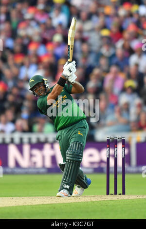 Nottinghamshire's Samit Patel pipistrelli durante la NatWest T20 Blast Finals giorno a Edgbaston, Birmingham. Foto Stock